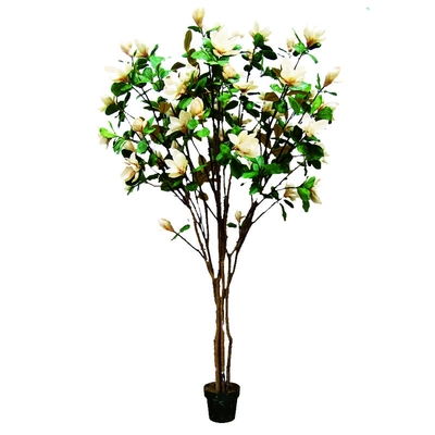 1.5m Artificial Potted Floor Plants Magnolia Tree For Dining Room