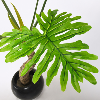 170cm Artificial Landscape Trees L Shape Split Philo Garden Decoration No Watering