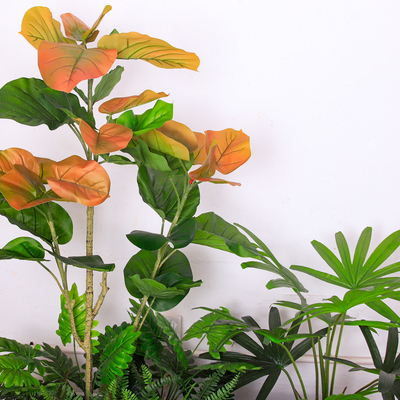 Simulation Artificial Potted Floor Plants Silk Tree Bedroom Decoration