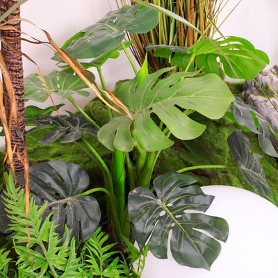 Silk Large Capacity Artificial Potted Floor Plants For Wedding And Home Decoration