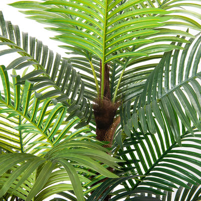 Artificial Palm Tree 6FT, Fake Tree with Realistic Fiber Trunks , Faux Tropical Areca Floor Plant in Pot, Artificial Silk Plant for Home Decor Office Decor Indoor