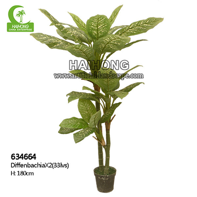 Rain Resistant H180cm Artificial Potted Floor Plants Lifelike