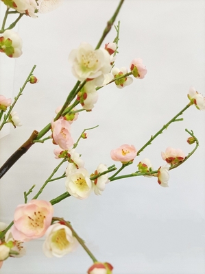 Anti UV Artificial Landscape Trees Peach Blossom Simulated Plant Garden Decor