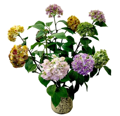 Lifelike Green Artificial Tropical Plant 150cm Height For Office Table Embroidery