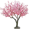 Украшение свадьбы розового дерева цветения персика бонзаев цветка искусственного домашнее
