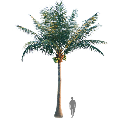 4m Artificial Landscape Trees Coconut Palm Tree Outdoor Decoration
