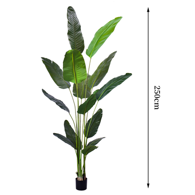 Multiple sizes Tall Bird of Paradise Artificial Tree  with Large Trunks and Realistic Leaves Big Faux Floor Potted Plants Fake Silk Plants for Home Office Living Room Decor Indoor