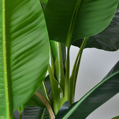 Wholesale 7 FT Artificial Banana Tree Plant | Natural Bark Trunk | Free Maintenance | Indoor Palm for Living Room & Office Decor