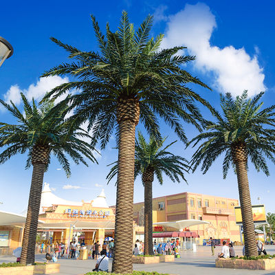 Искусственные пальмы Haihong, устойчивые к ультрафиолету, большие искусственные тропические финиковые пальмы, кокосовые пальмы для украшения аэропорта на открытом воздухе