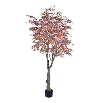 Commercial Artificial Autumn Oak Tree 280cm | Large Fall Foliage Tree for Hotel & Restaurant Ambiance