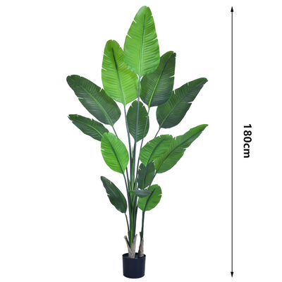 Wholesale 180cm (5.9ft) Artificial House Plants Indoor Bird of Paradise Tree - Model K | Haihong Factory Direct | Large Faux Plants for Home Decor | Low Maintenance