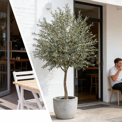 Лидер продаж: искусственное растение в горшке, сочетающее в себе оливковые деревья. Высококачественное декоративное искусственное оливковое дерево для украшения интерьера