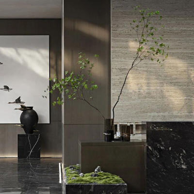 Natural Preserved Nordic Bonsai Artificial Moss For Green Plant Wall