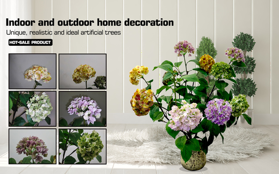 Lifelike Green Artificial Tropical Plant 150cm Height For Office Table Embroidery