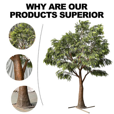 Wind Resistance Fake Landscape Trees Senegal Acacia For Party Decor